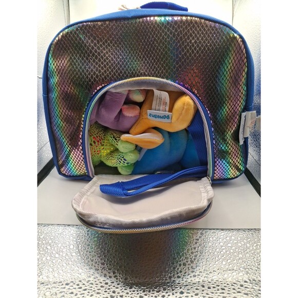 Pomkinz Pet Pals Plush Stuffed Animals with Carrying Case - Picture 3 of 7